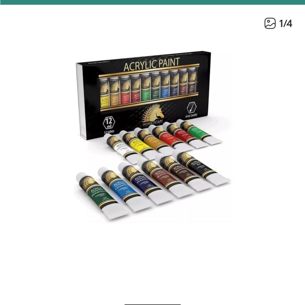 Craft Acrylic Paint Set - Bold Palette Collection